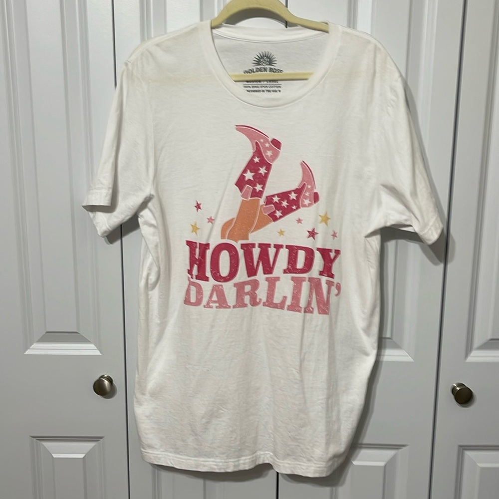 Western Graphic Tee M/L Howdy Darlin’- L